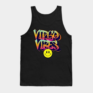 Virgo Vibes Graffiti Zodiac Birthday Tank Top